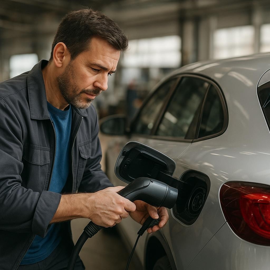 Véhicule électrique pris en charge